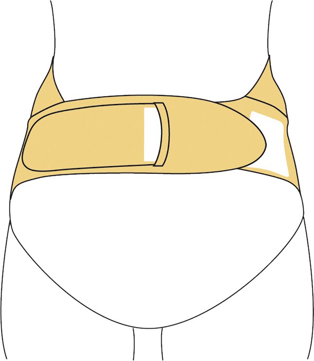 Carriwell Steunende buikband White S/M