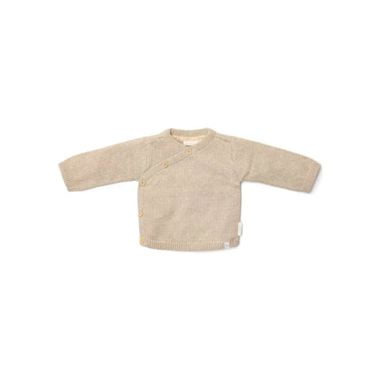 Little Dutch cardigan cache-cœur tricoté Soft Beige