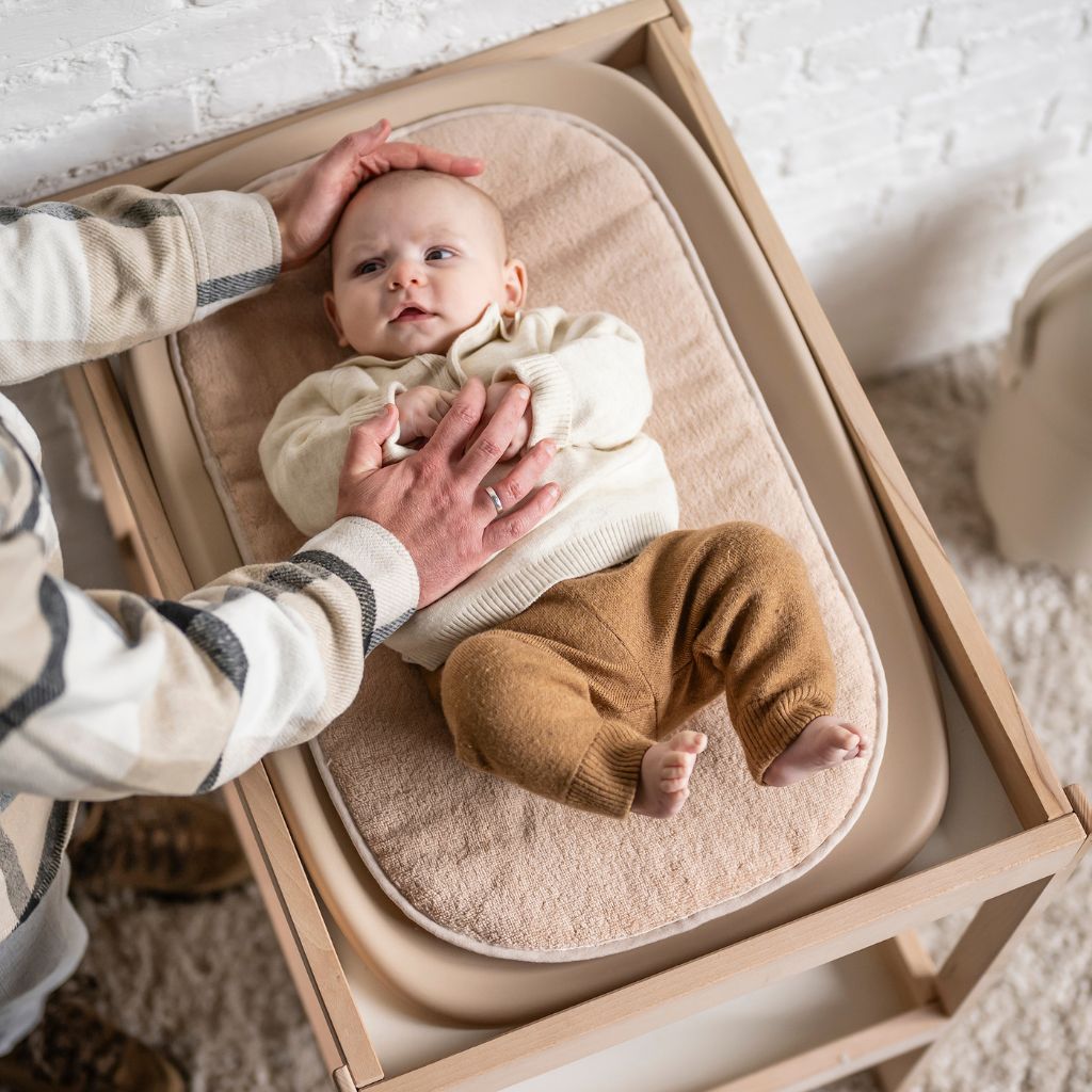 Nattou Inlegkussen Softy badstof beige