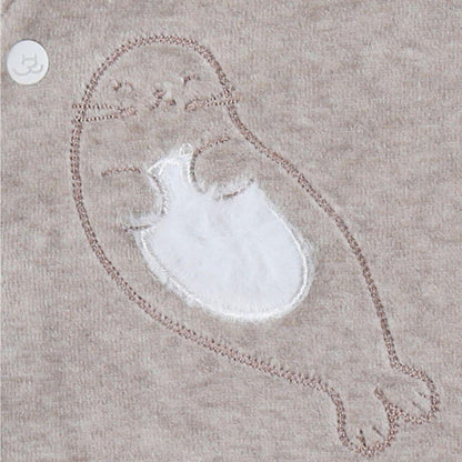 Noukie's Pyjama velours Seal beige unisexe