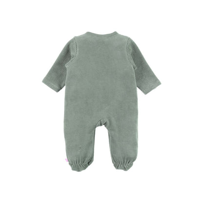 Noukie's Pyjama fluweel Funny Mammoet groen