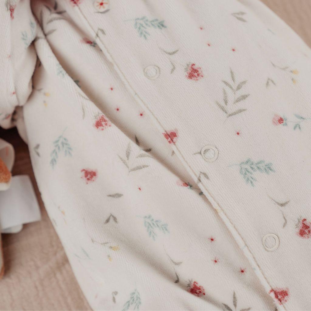 Noukie's Pyjama velours Romantic flowers unisexe