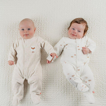 Noukie's Set de 2 pyjamas en velours Fluffy unisexe