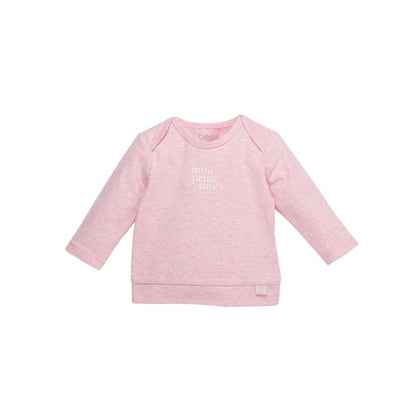B*E*S*S T-shirt à longues manches Mini Petite Cute* Melange Pink