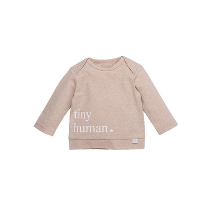 B*E*S*S T-shirt à longues manches Tiny Human* Melange Sand