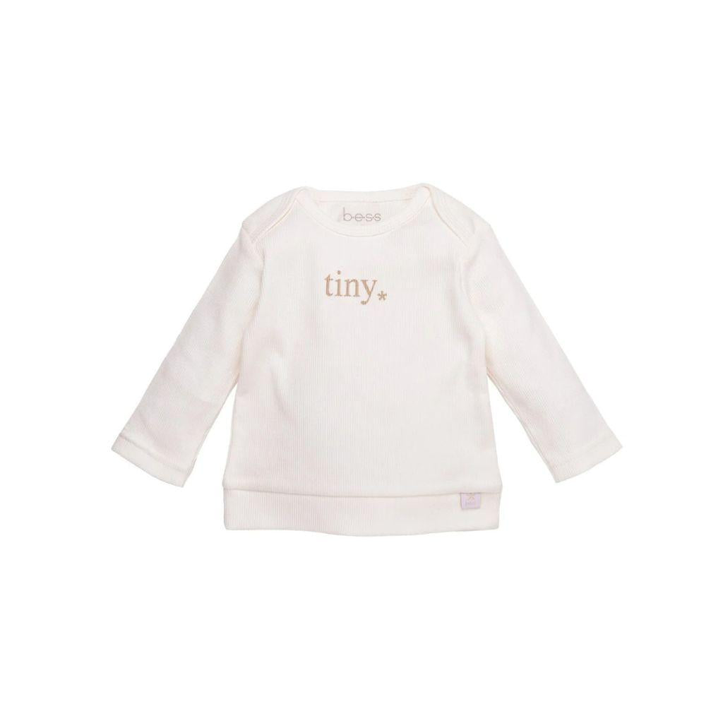 B*E*S*S T-shirt à longues manches Tiny* Off White
