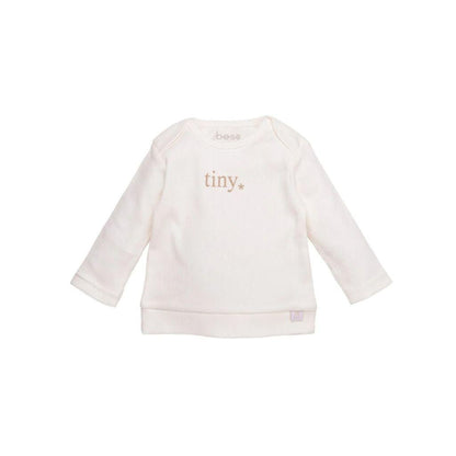 B*E*S*S T-shirt à longues manches Tiny* Off White