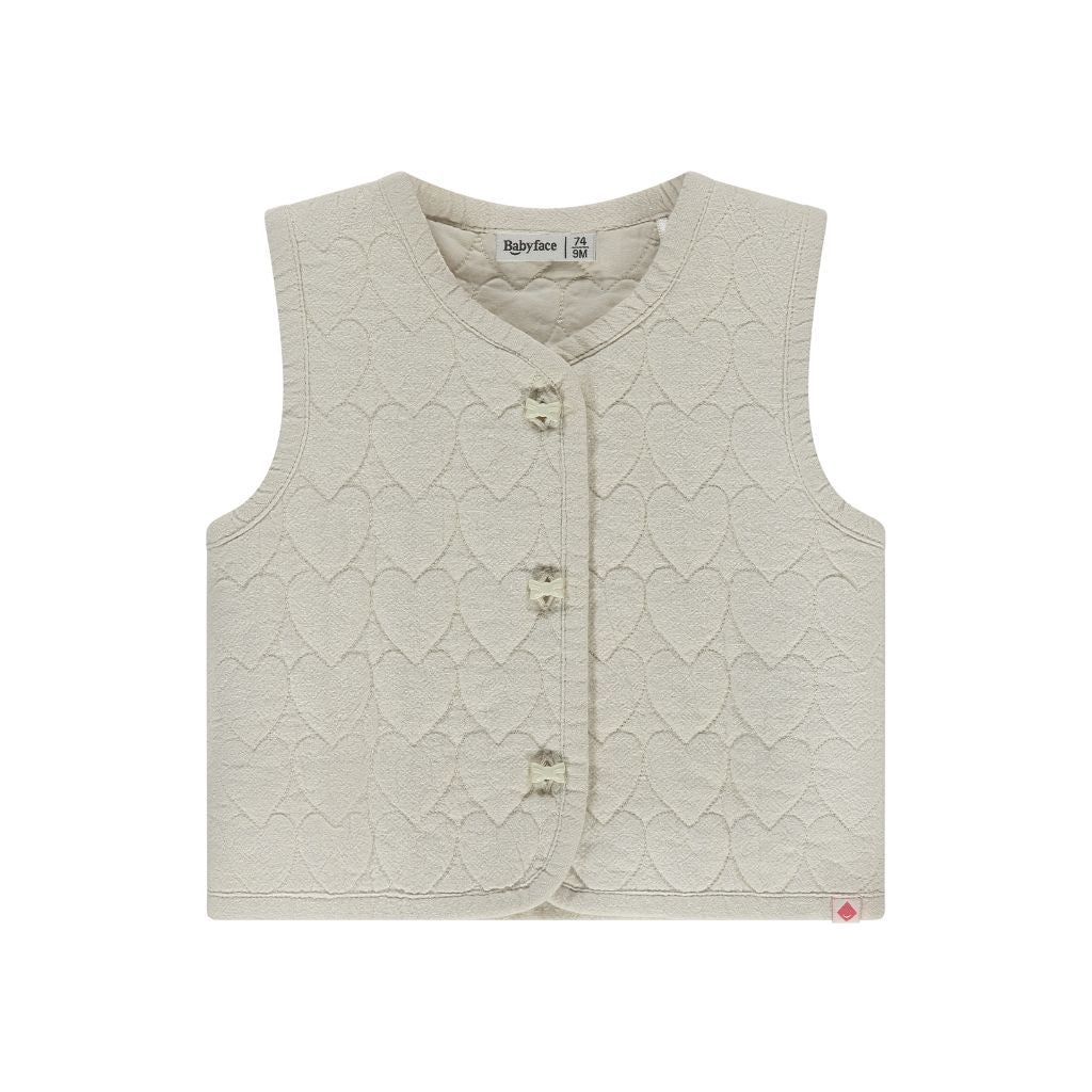 BabyFace Gilet Girls Ivory Beige