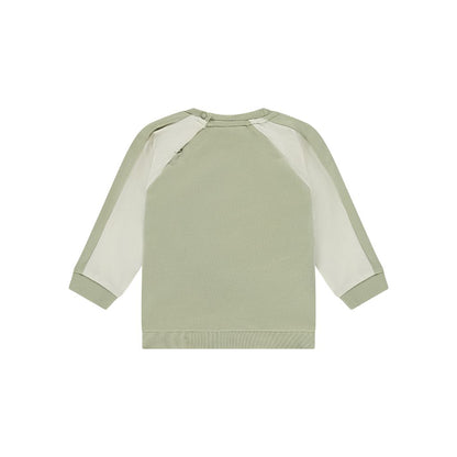 Sweat-shirt BabyFace vert sauge