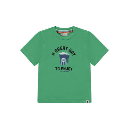 Babyface T-shirt à Manches Courtes Pour Garçon Motif Grenouille Vert