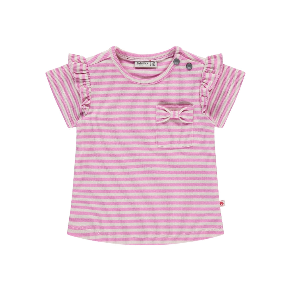 Babyface T-shirt Pour Filles Rose Bonbon