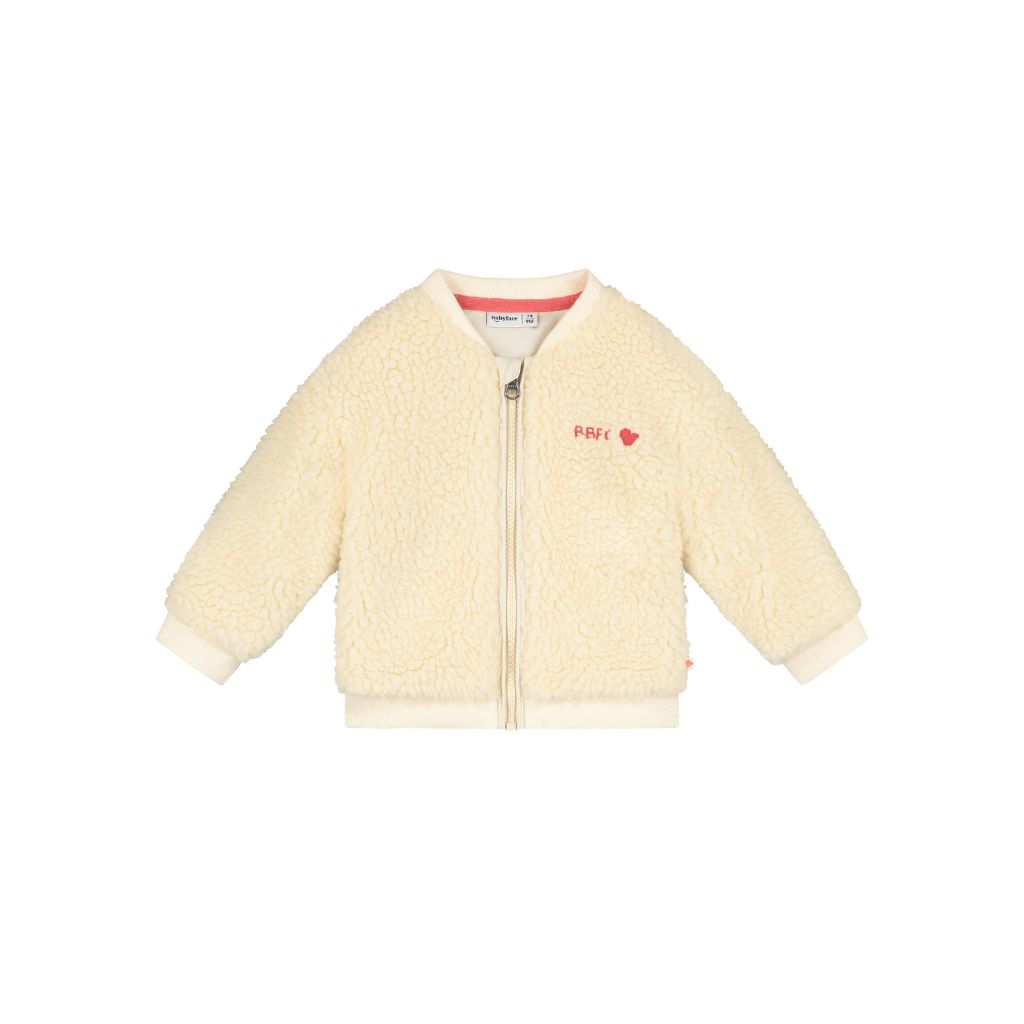 Babyface Cardigan Teddy Filles Cream 