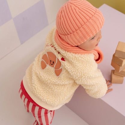 Babyface Cardigan Teddy Filles Cream 