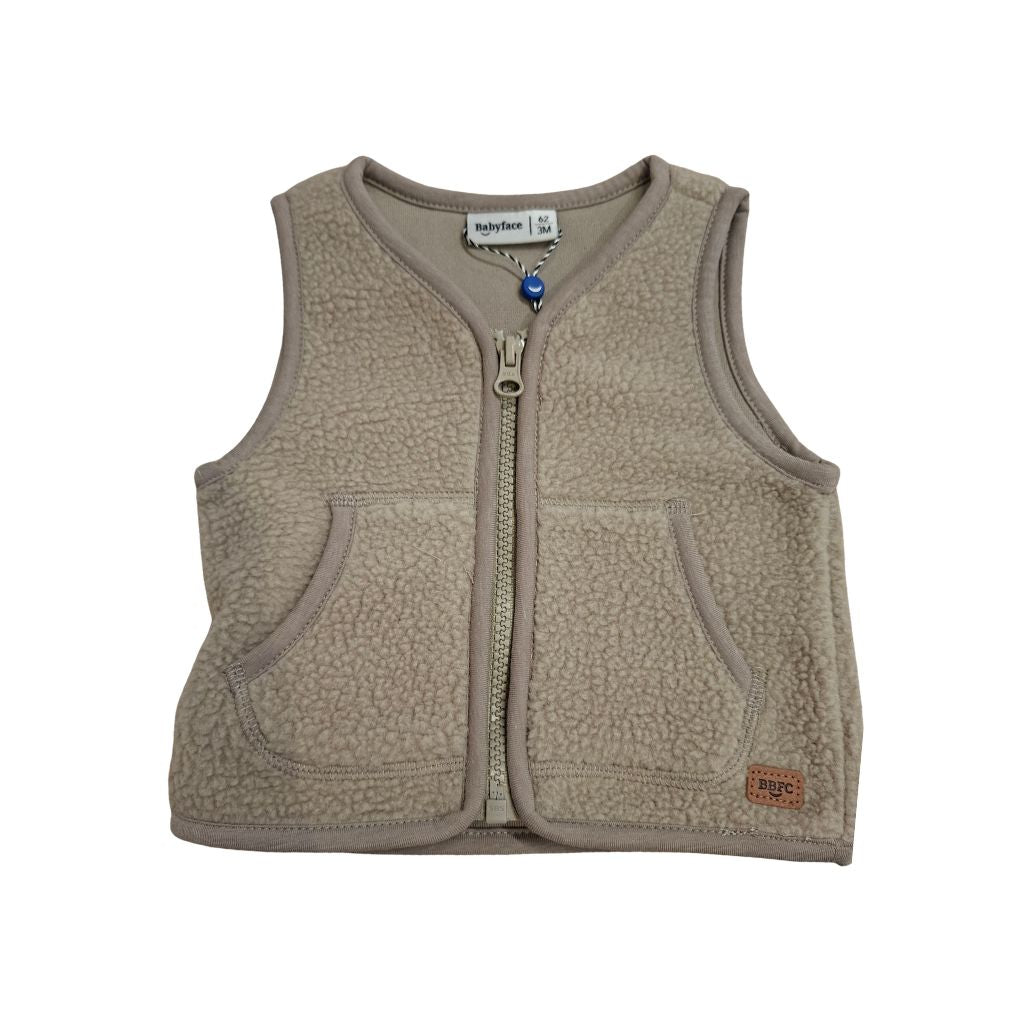 BabyFace Bodywarmer Boys Pebble