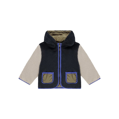 BabyFace Veste Teddy réversible Army