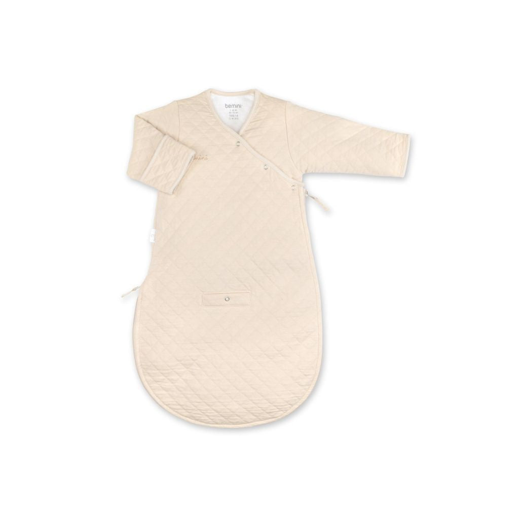 Bemini Sac de couchage mi-saison Magic Bag Pady Quilted Jersey 60 cm Crème