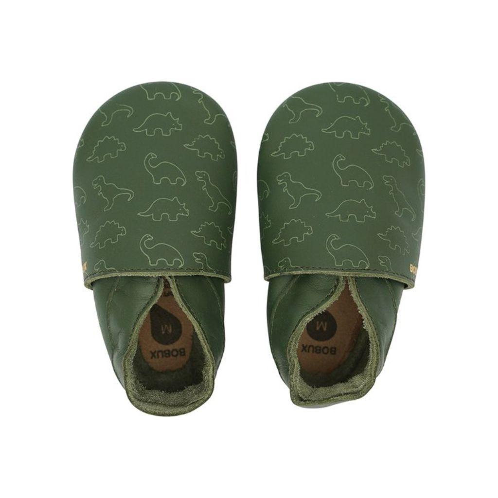 Bobux Schoentjes Soft Soles Dino Olive