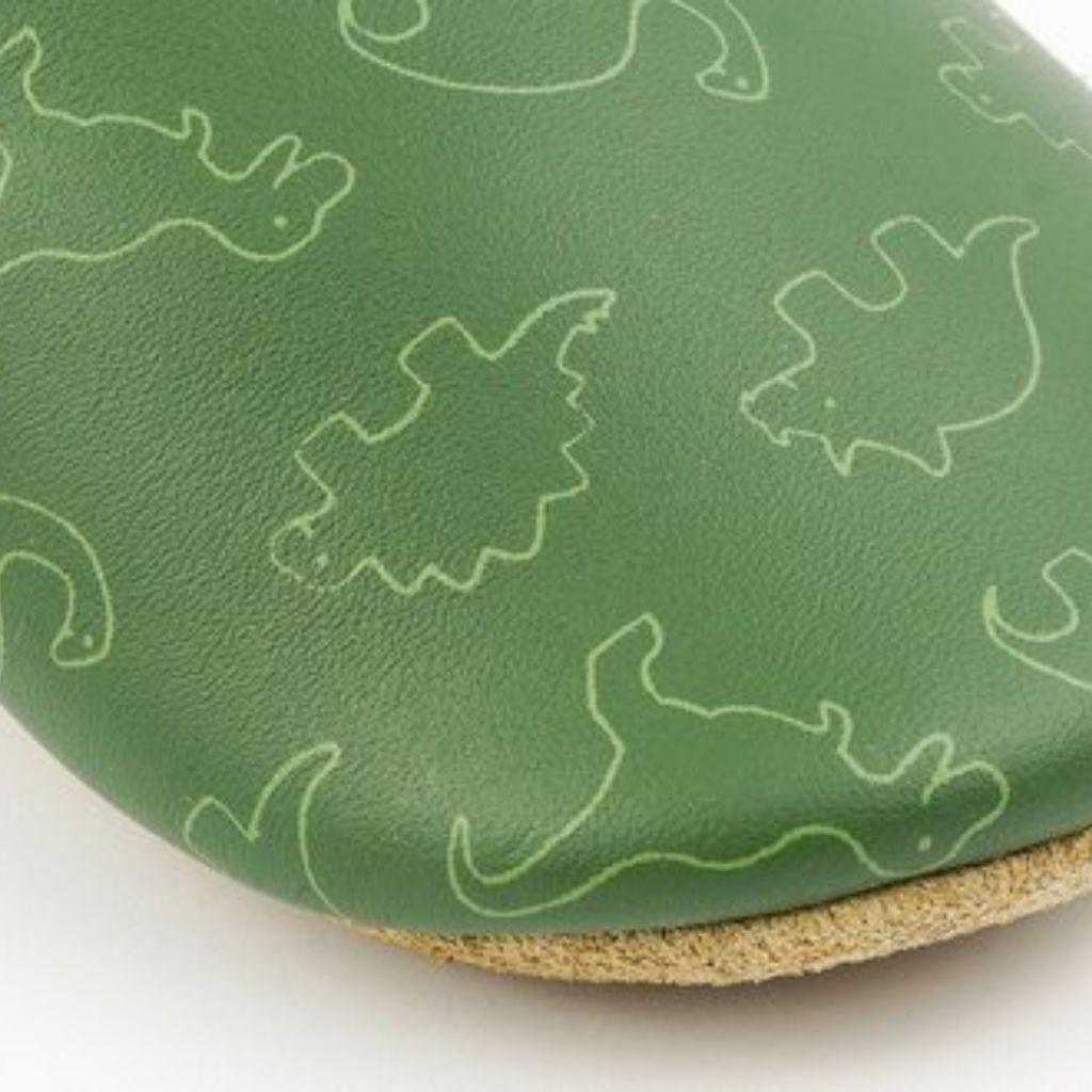 Bobux Schoentjes Soft Soles Dino Olive