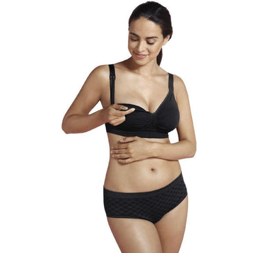 Carriwell Soutien-gorge d'allaitement avec armatures en gel noir