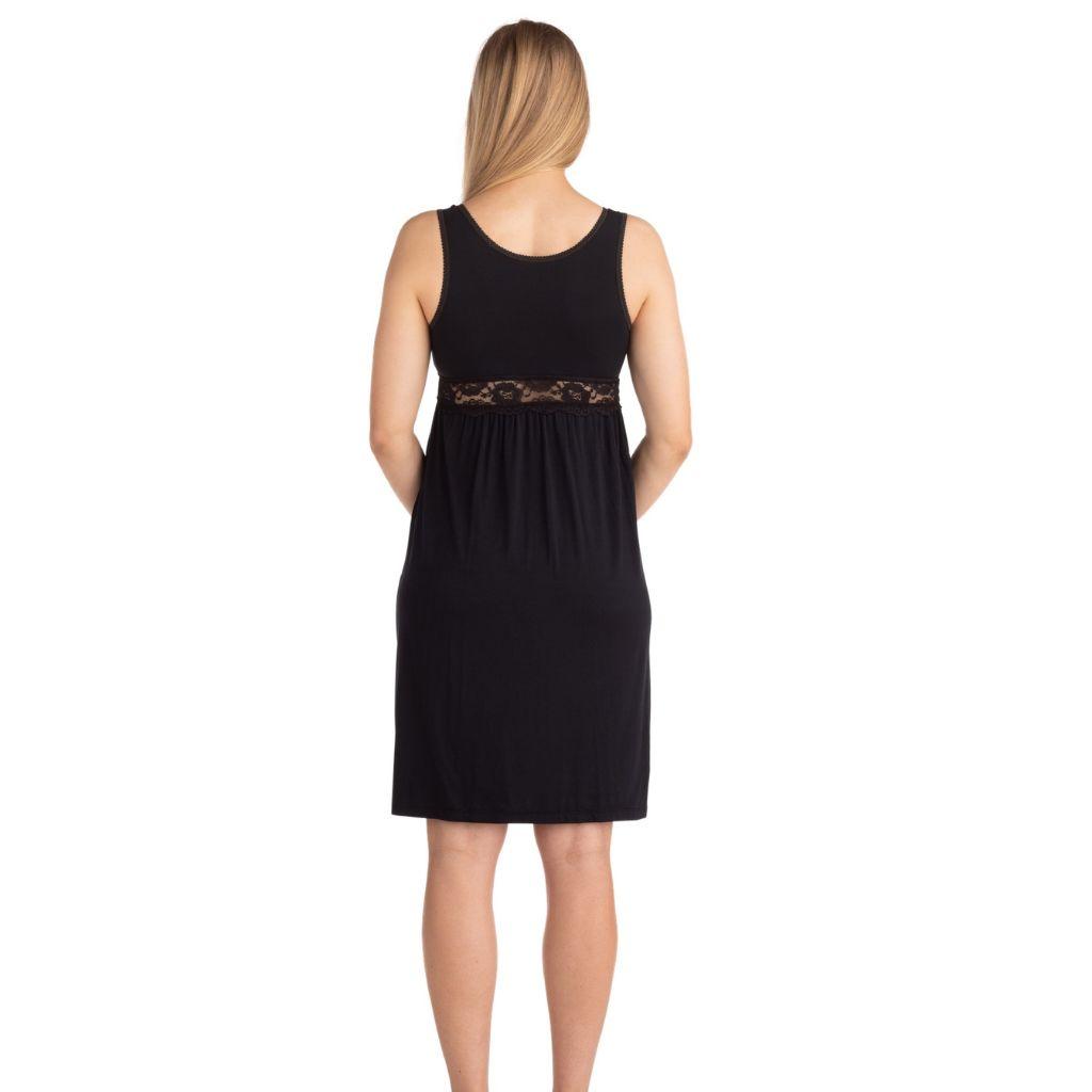 Carriwell Robe de nuit de maternité et d'allaitement noir