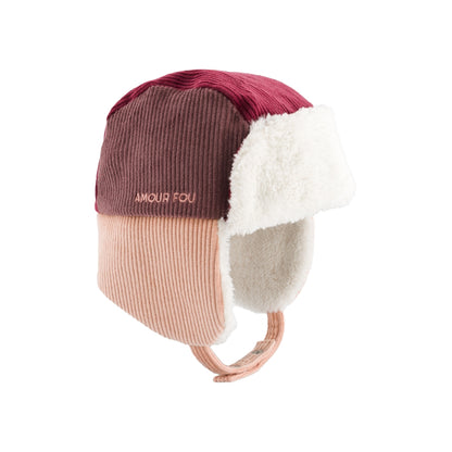Chamaye Pet Met Oorbescherming Amour Fou Girl Burgundy