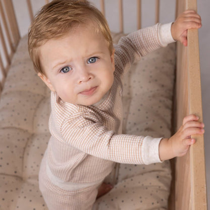 Feetje Pyjama wafel melange stroopwafel uniseks
