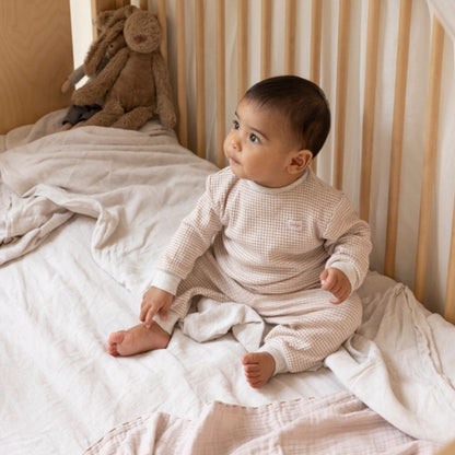 Feetje Pyjama wafel melange stroopwafel uniseks
