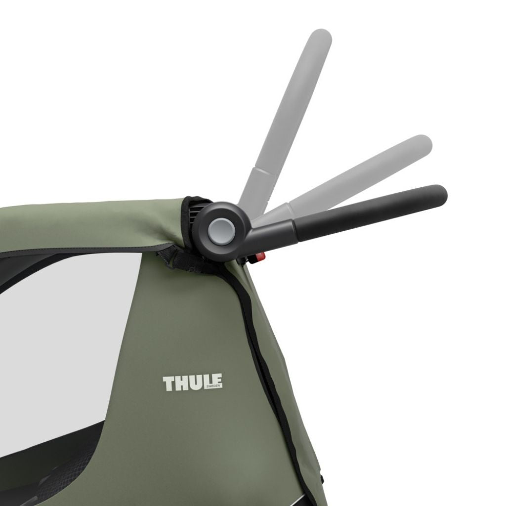 Thule Remorque de vélo Courier Vintage Vert