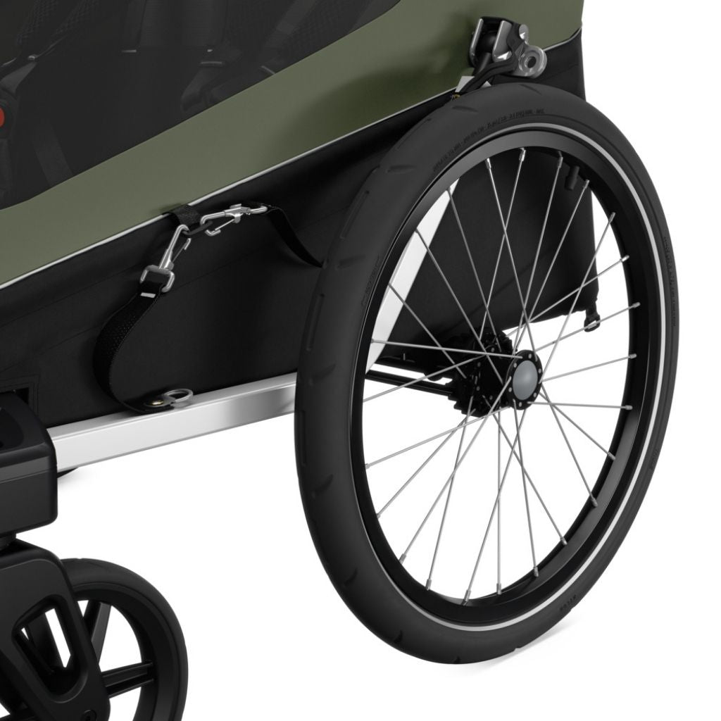 Thule Remorque de vélo Courier Vintage Vert