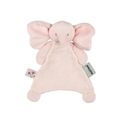 Nattou Mini doudou éléphant rose