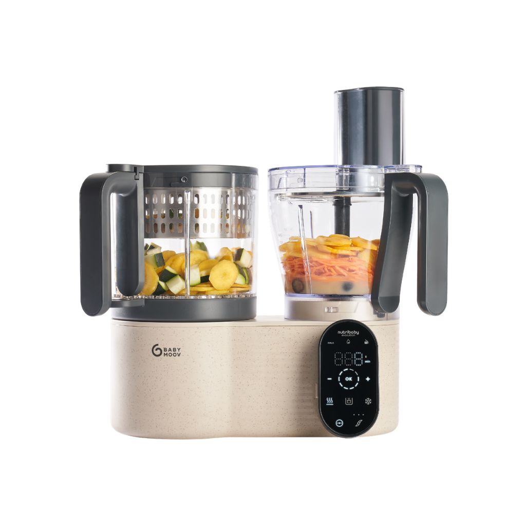 Babymoov Stoomkoker-Mixer Nutribaby Evolution Beige