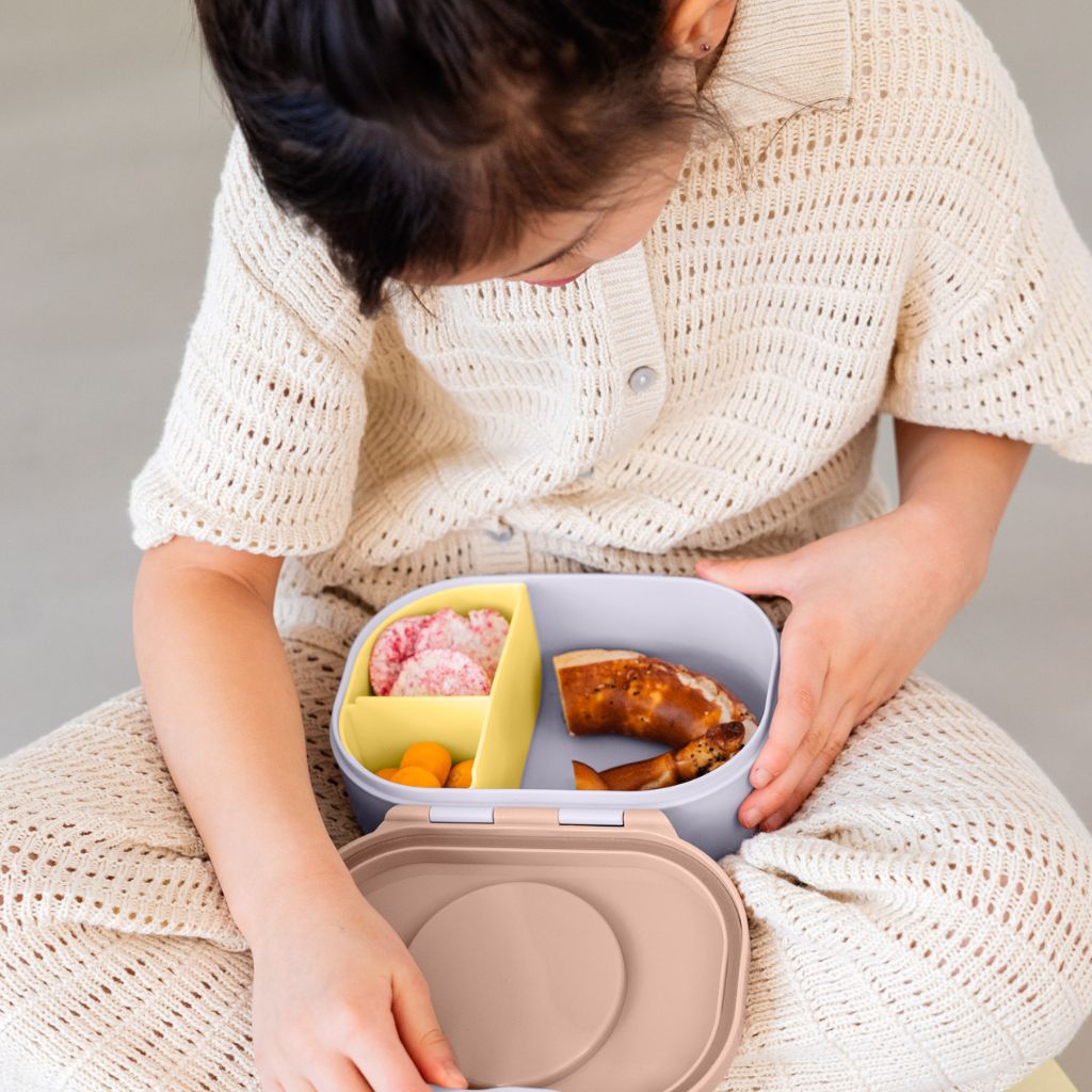 Lässig Boîte à snack Pattern Party rose/lilas