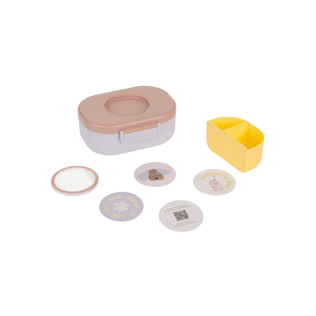 Lässig Boîte à snack Pattern Party rose/lilas