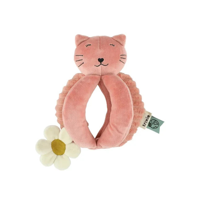 Trixie Baby Balle de préhension Mrs. Cat rose