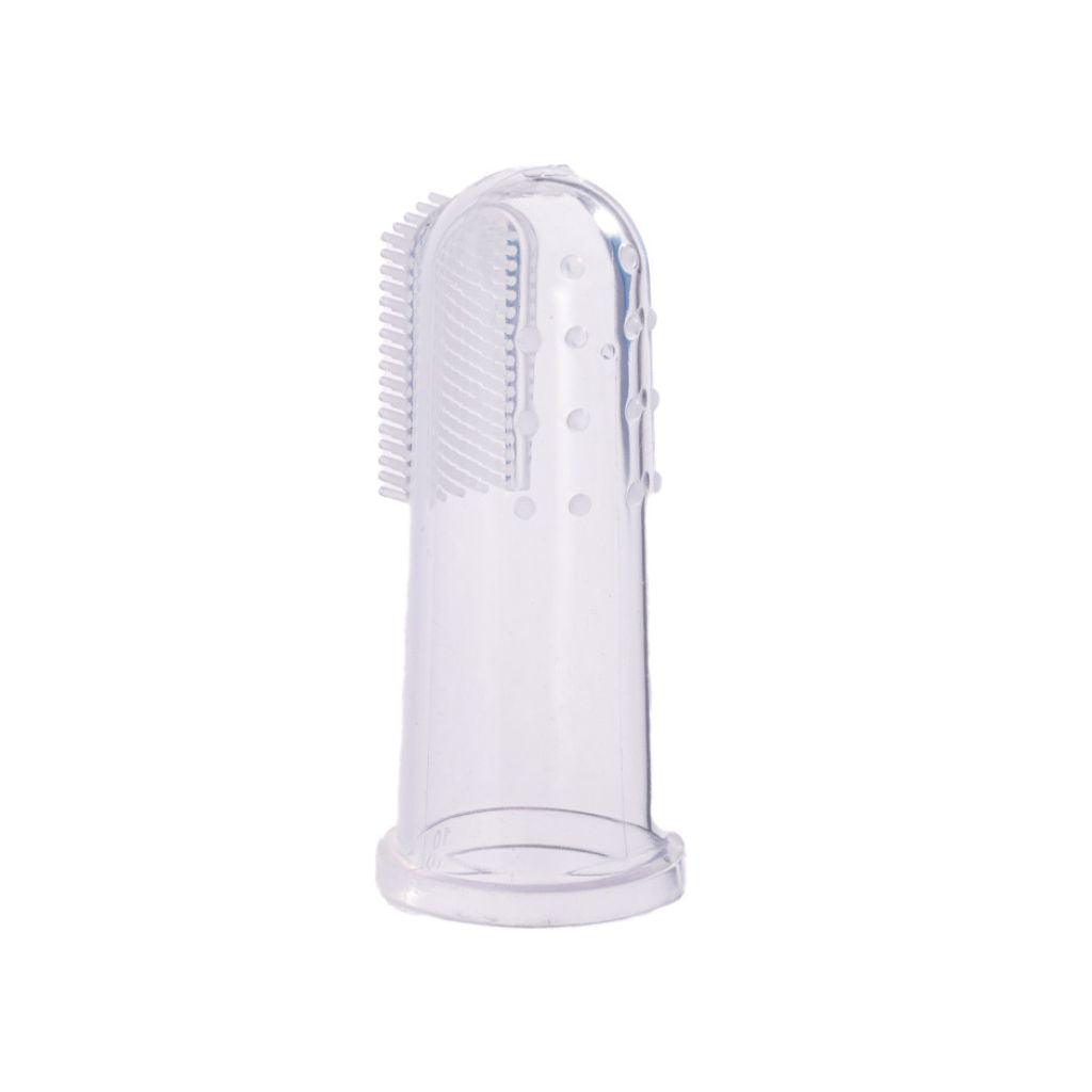 Babyton Brosse à dents en silicone pour doigt - 2 pièces