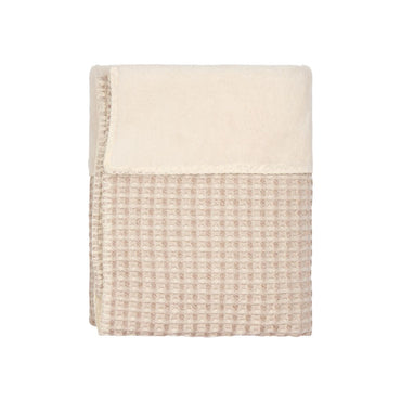 Koeka Couverture pour berceau Gauffre / Teddy Oslo - 100 x 75 cm