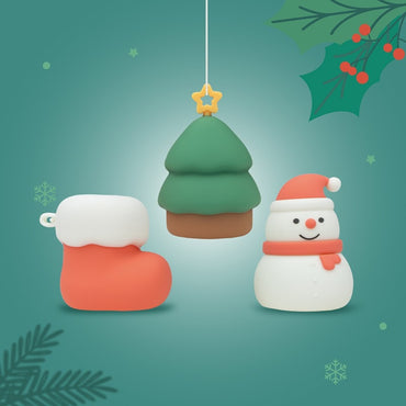 MARY'S Nachtlamp Kerstset LED RGB - 3 stuks