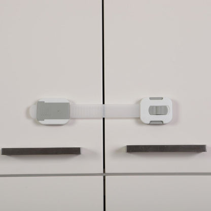 Dreambee Serrure De Sécurité Pour Enfants Modèle Flexible Gris/Blanc - 2 Pièces