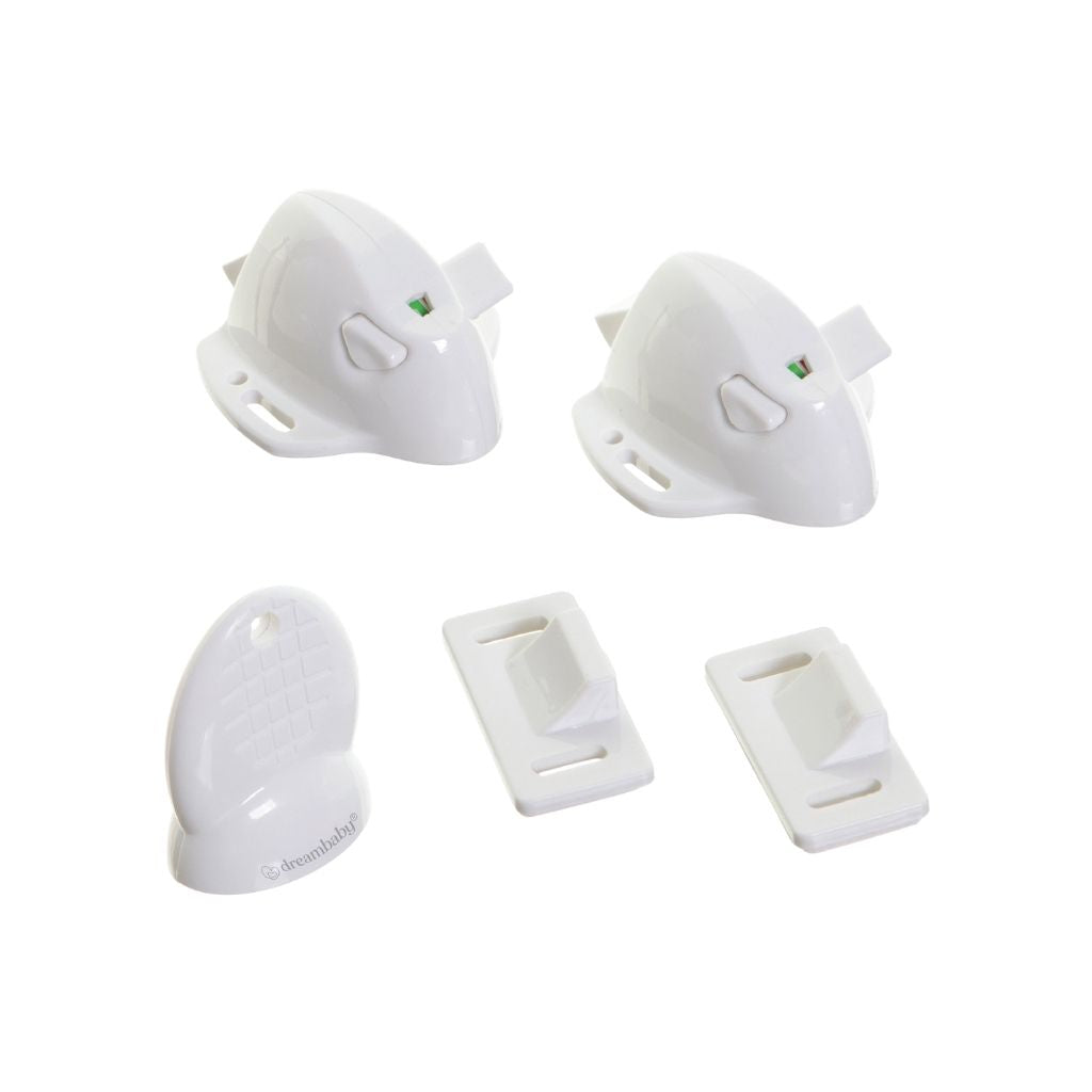 Dreambee Serrure Magnétique Pour Enfants Blanche – 2 Pièces