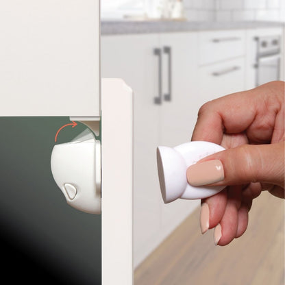 Dreambee Serrure Magnétique Pour Enfants Blanche – 2 Pièces