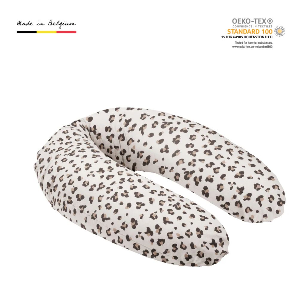 Doomoo Coussin d'allaitement Buddy Leopard Cream
