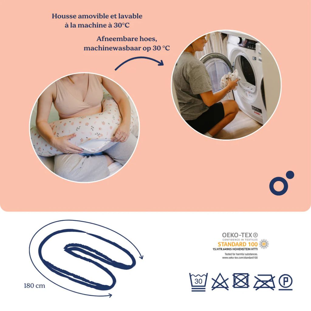 Doomoo Hoes voor Borstvoedingskussen Buddy Peaches