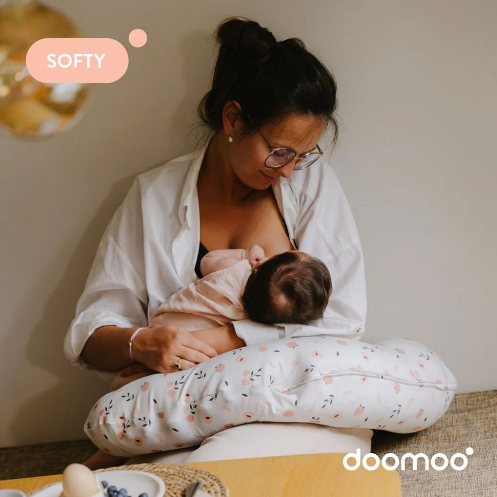 Doomoo Coussin d'allaitement Softy Peaches