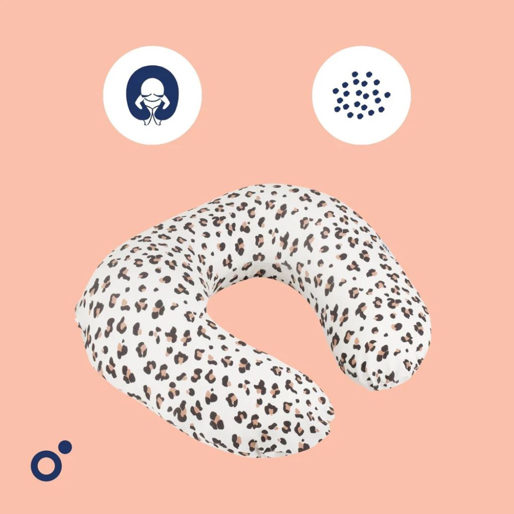 Doomoo Borstvoedingskussen Softy Leopard Cream