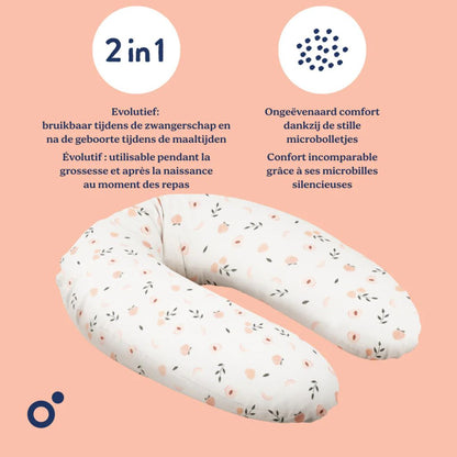 Doomoo Borstvoedingskussen Buddy Peaches