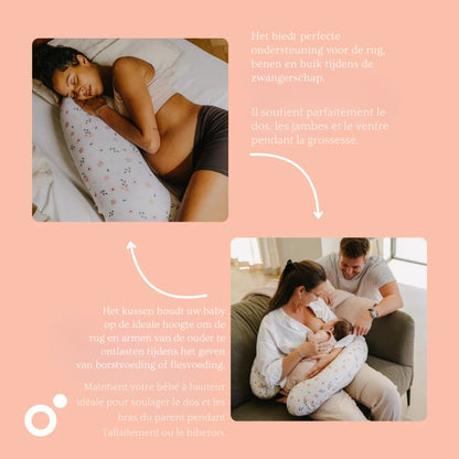 Doomoo Borstvoedingskussen Buddy Peaches