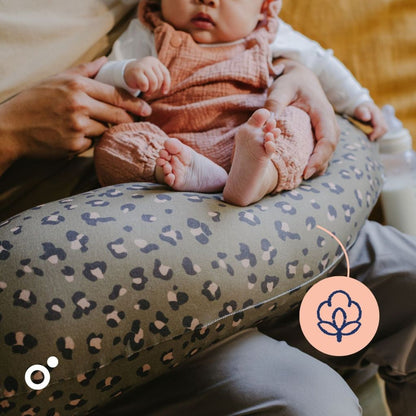 doomoo Borstvoedingskussen Buddy Leopard Bronze