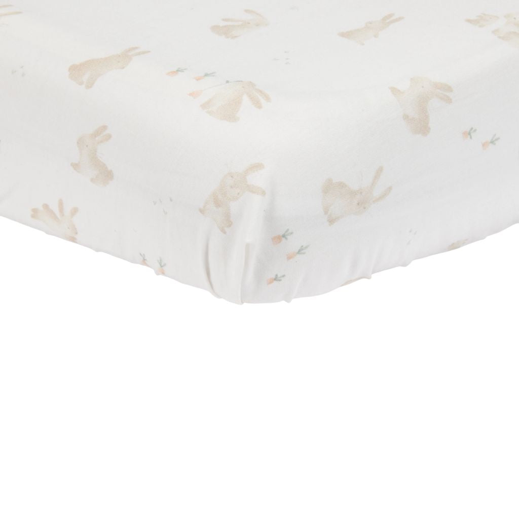 Little Dutch Hoeslaken Baby Bunny Wit 70x140/150 cm