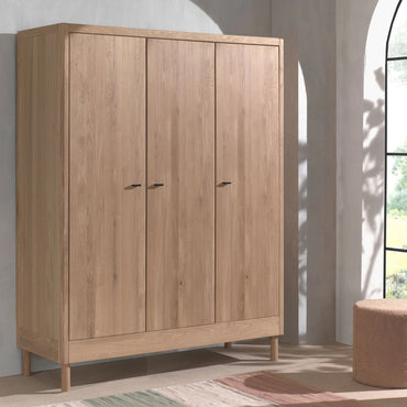 JAXX Armoire 3 portes Forrest Chêne