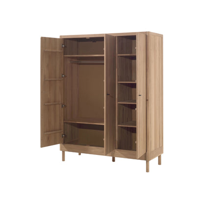 JAXX Armoire 3 portes Forrest Chêne